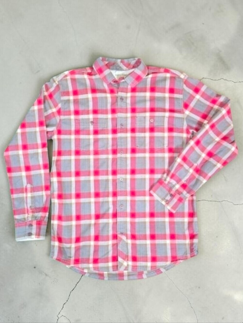Horny Toad | Mens Organic Cotton Lightweight Button Down Plaid Shirt